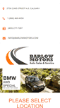 Mobile Screenshot of barlowmotors.com